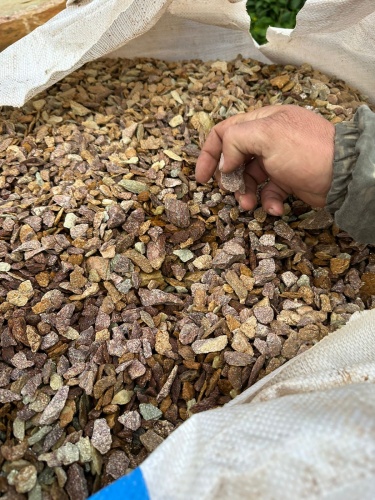 Златолит персиковый декоративная каменная крошка купить в Республике Башкортостан