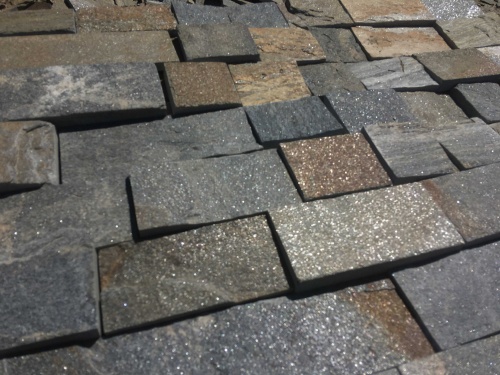 Плитка пилёная златолит Уральский для цоколя, отмостки купить в Республике Башкортостан