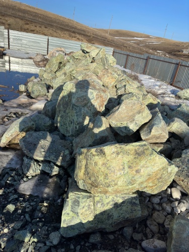 Камни для ландшафтного дизайна зелёные 10-60 килограмм купить в Республике Башкортостан