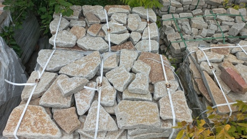 Гранитный плитняк галтованный для парковки купить в Республике Башкортостан