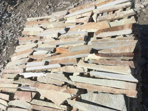 Горбушка златолит золотистый для облицовки купить в Республике Башкортостан