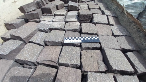 Лемезит колотая брусчатка 10 * 10 см. для парковки купить в Республике Башкортостан